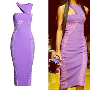 COPY - COPY - Versace H&M Purple Dress UK8 US4 HM XS col…